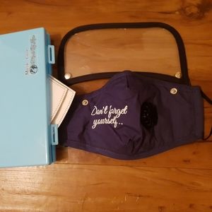 1Set Navyblue Face Mask Vent Filter Valve Maskcase